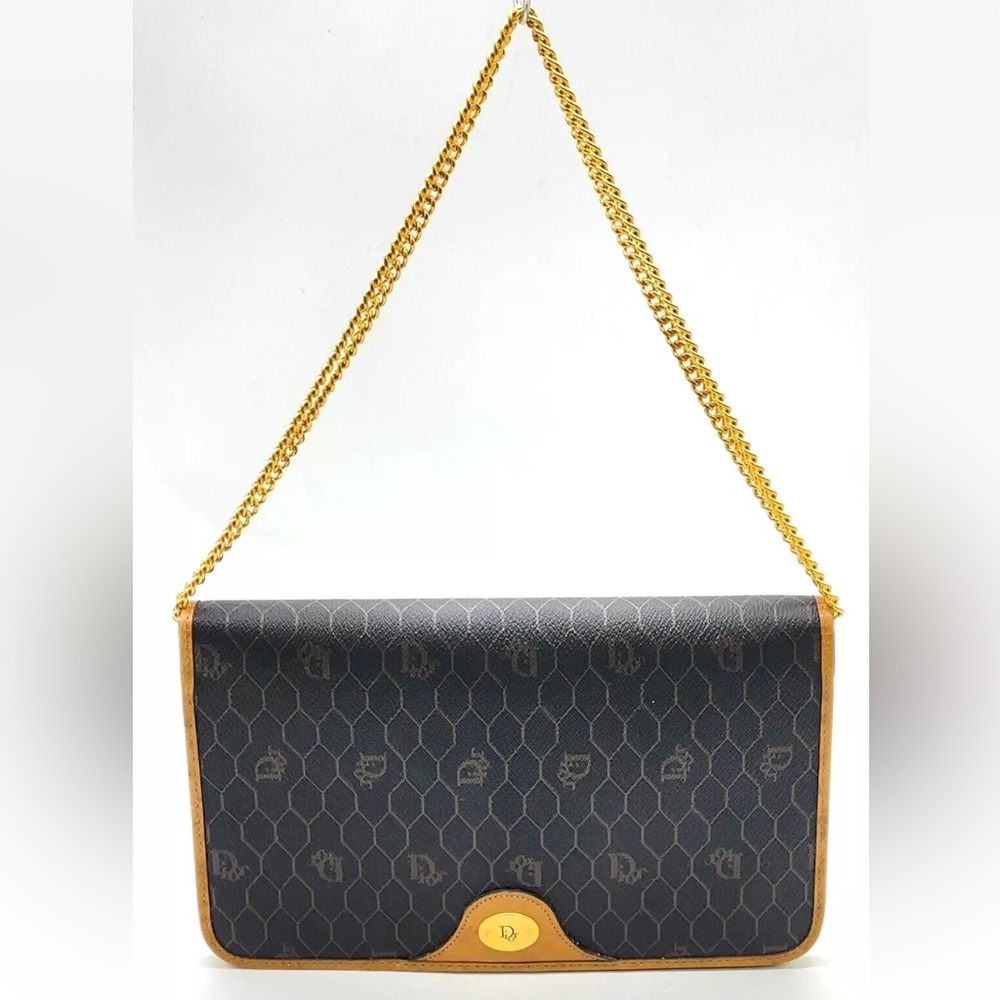 Christian Dior Honeycomb Coated Canvas Bag - Picture 1 of 16